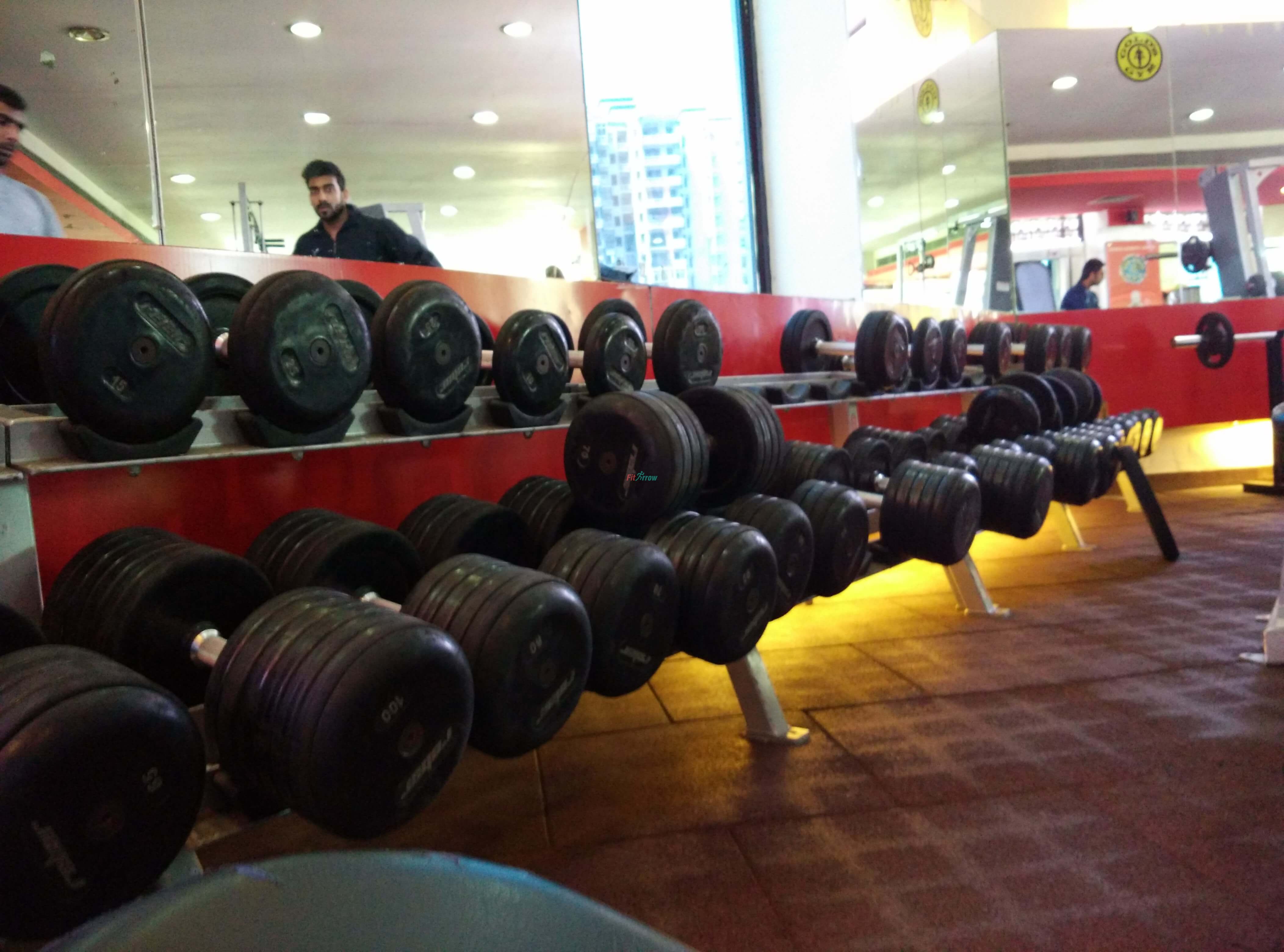 Workout at Golds Gym palam Vihar Gurgaon