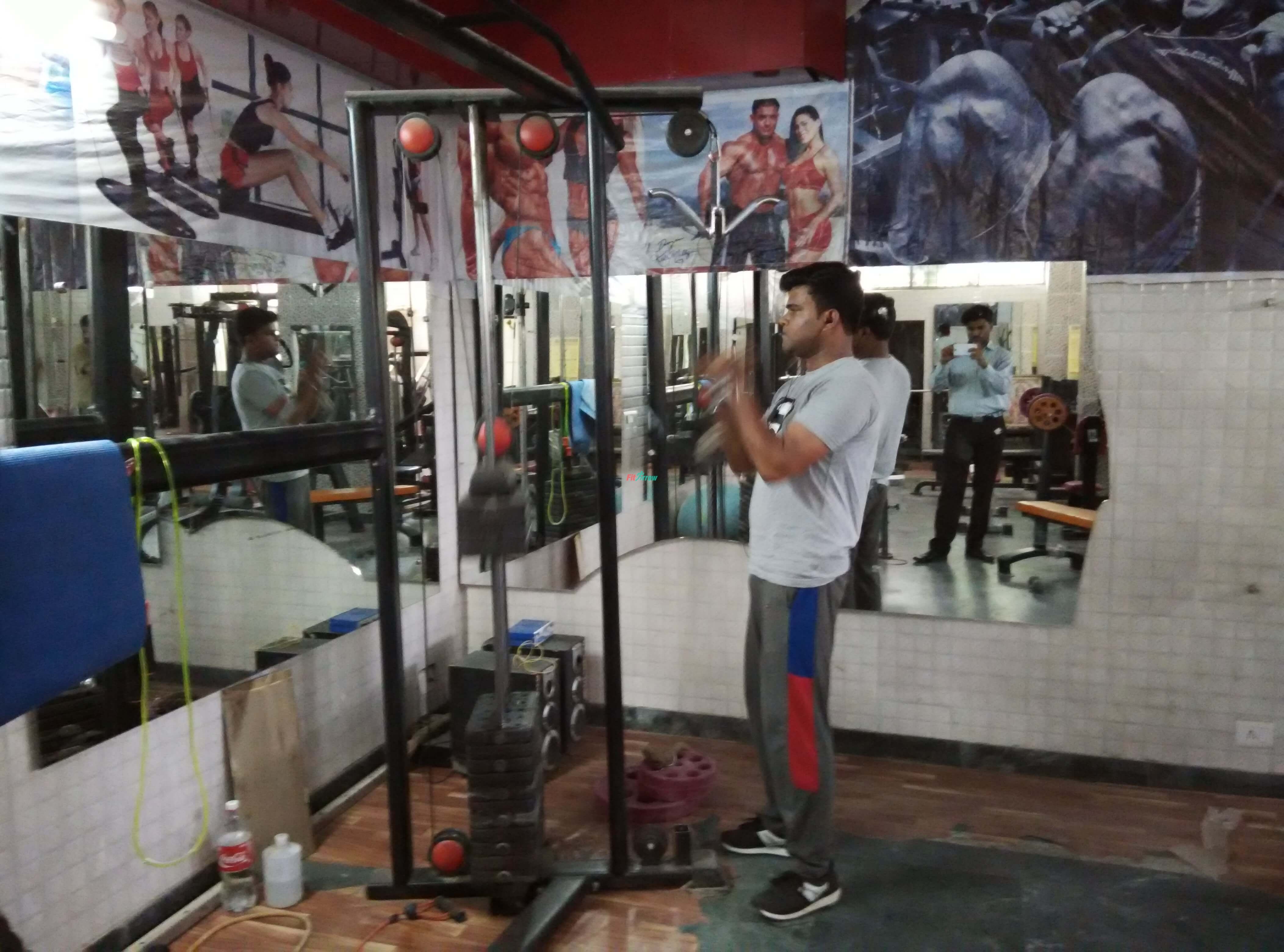 Ganpati Fitness is located at Nathupur, DLF phase 3, Gurgaon. The gym has decent facilities such as with personal trainers and with manual equipments. The environment to exercise is peaceful. The gym is located at the basement