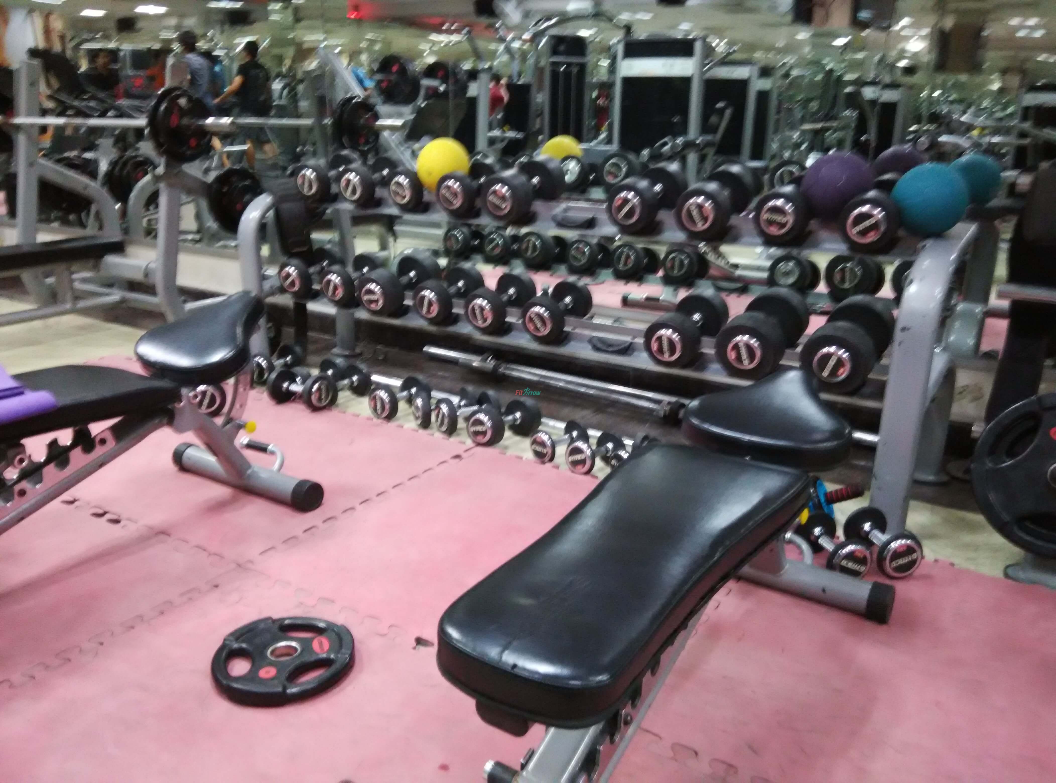 Gurgaon Gym - Assault 2 provide free weights