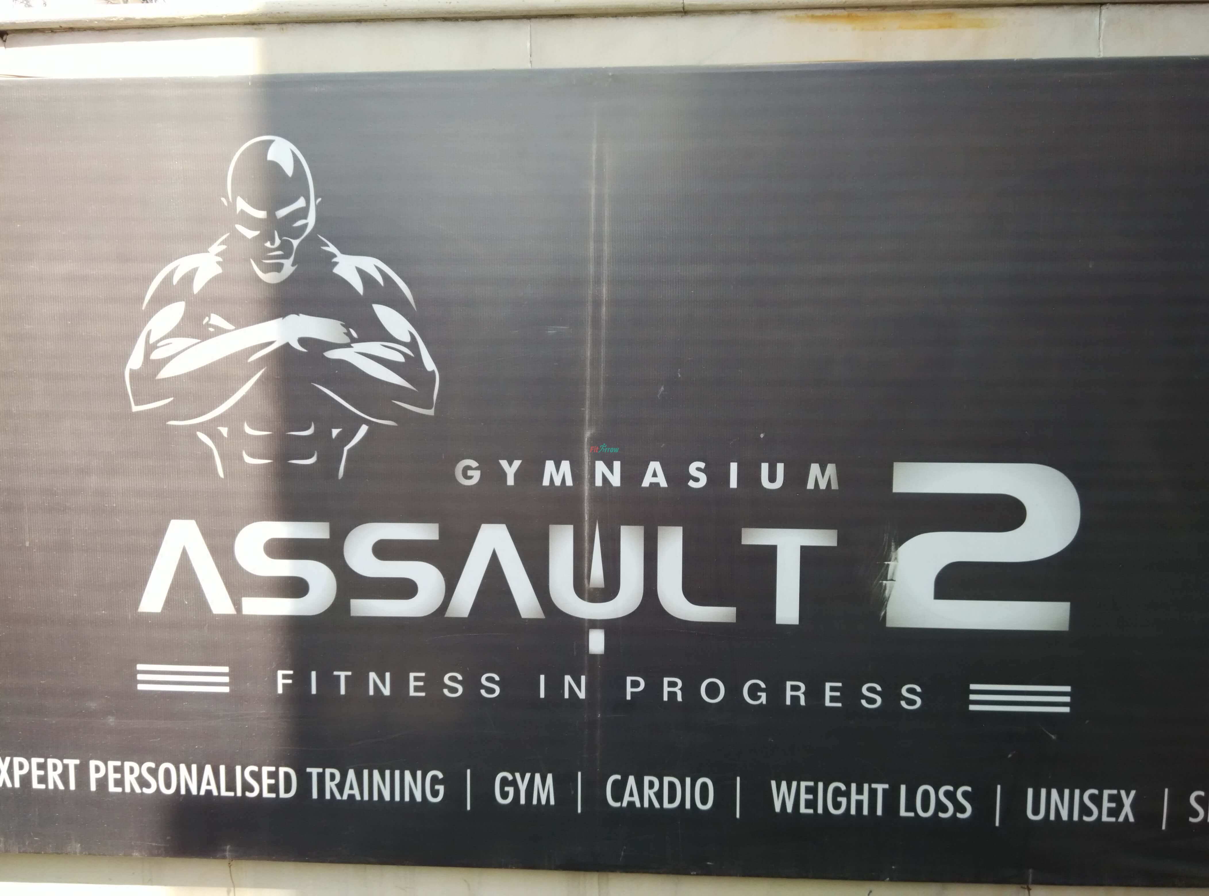 Branding of Assault 2 a gurgaon Gym