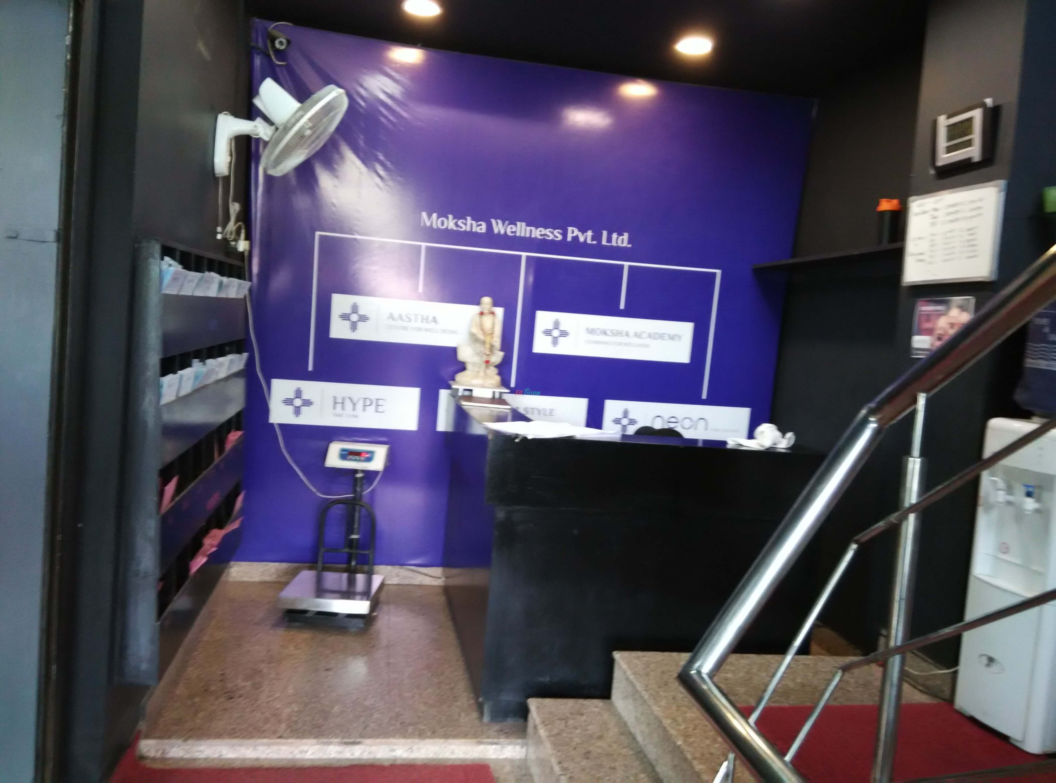 Hype GYM reception in Sector-14, Gurgaon