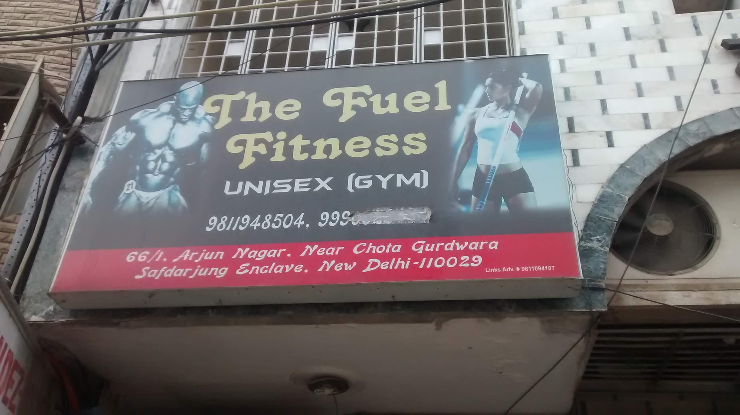 Branding of The Fuel Fitness, Safdarjung Enclave, Delhi