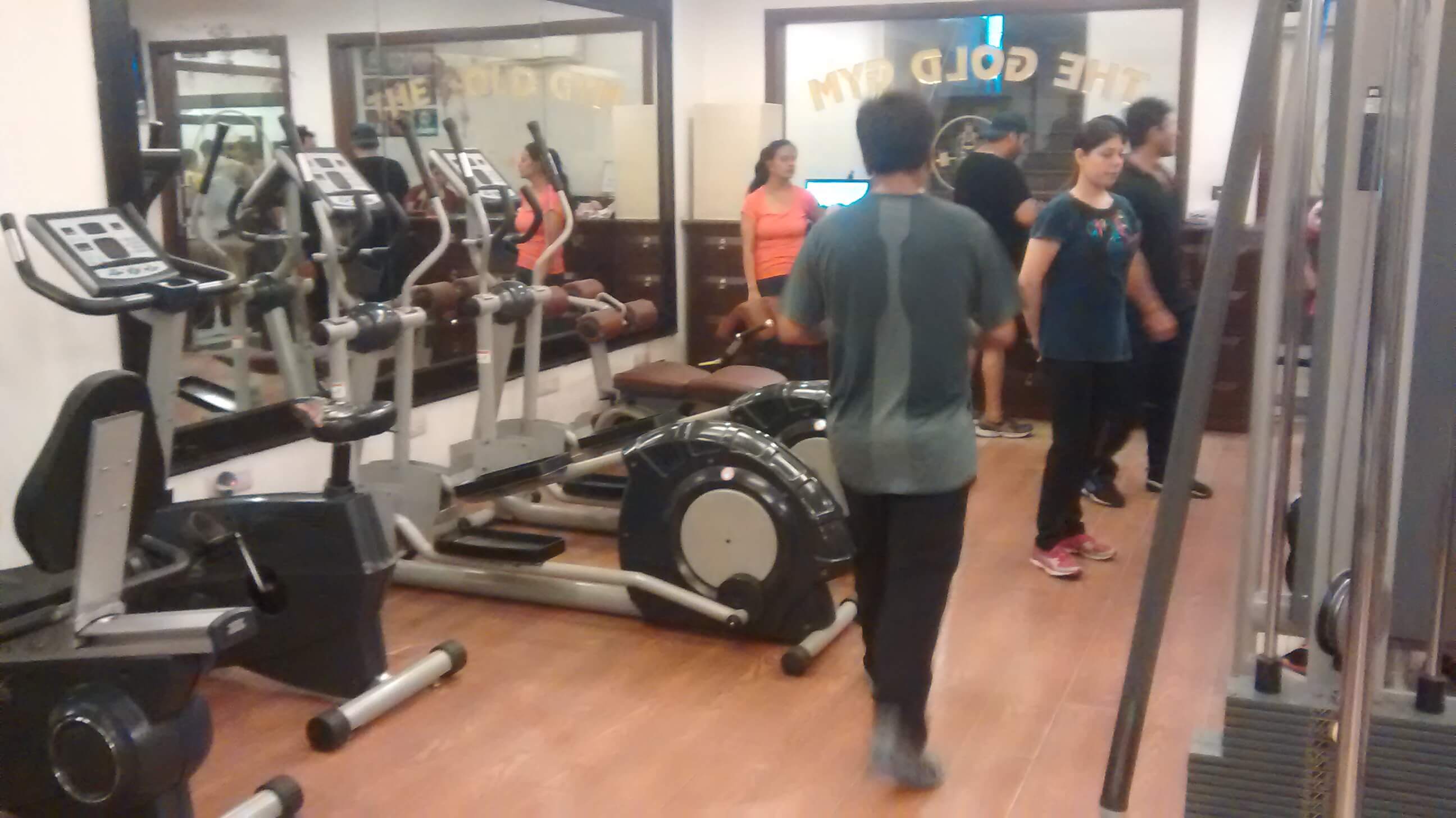 Weight loss training for females at Gold Gym in Saket, New Delhi