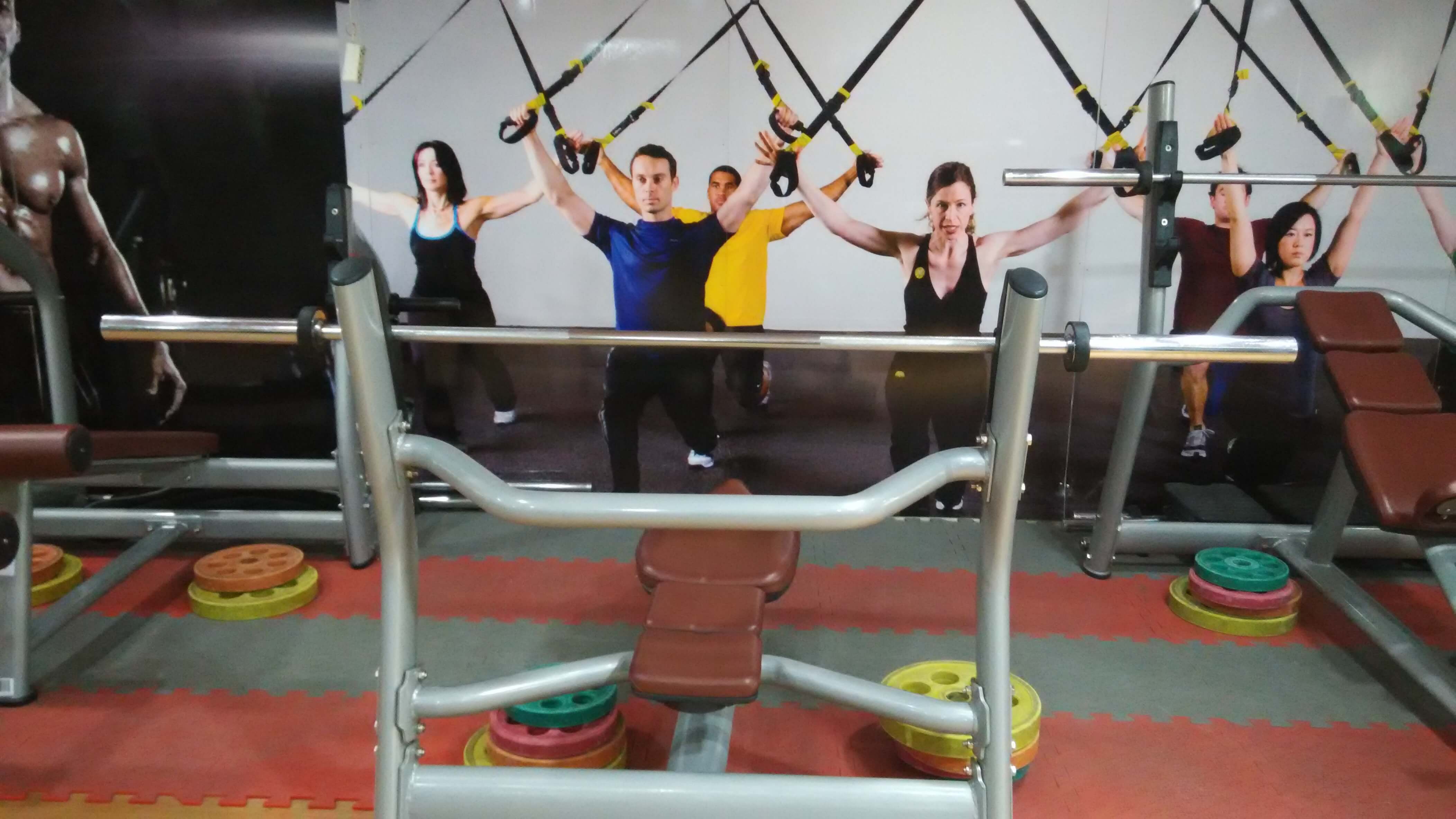 Free weights at Built Up Gym-Pitampura